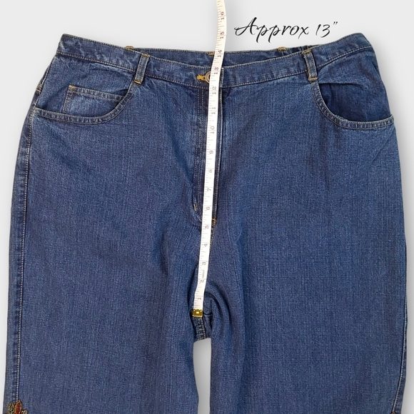 Vintage Y2K Chico's Design Beaded Embellished Jeans - Picture 14 of 16